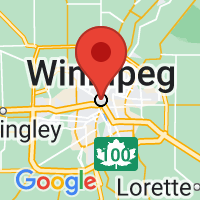 Map of Winnipeg, MB CA